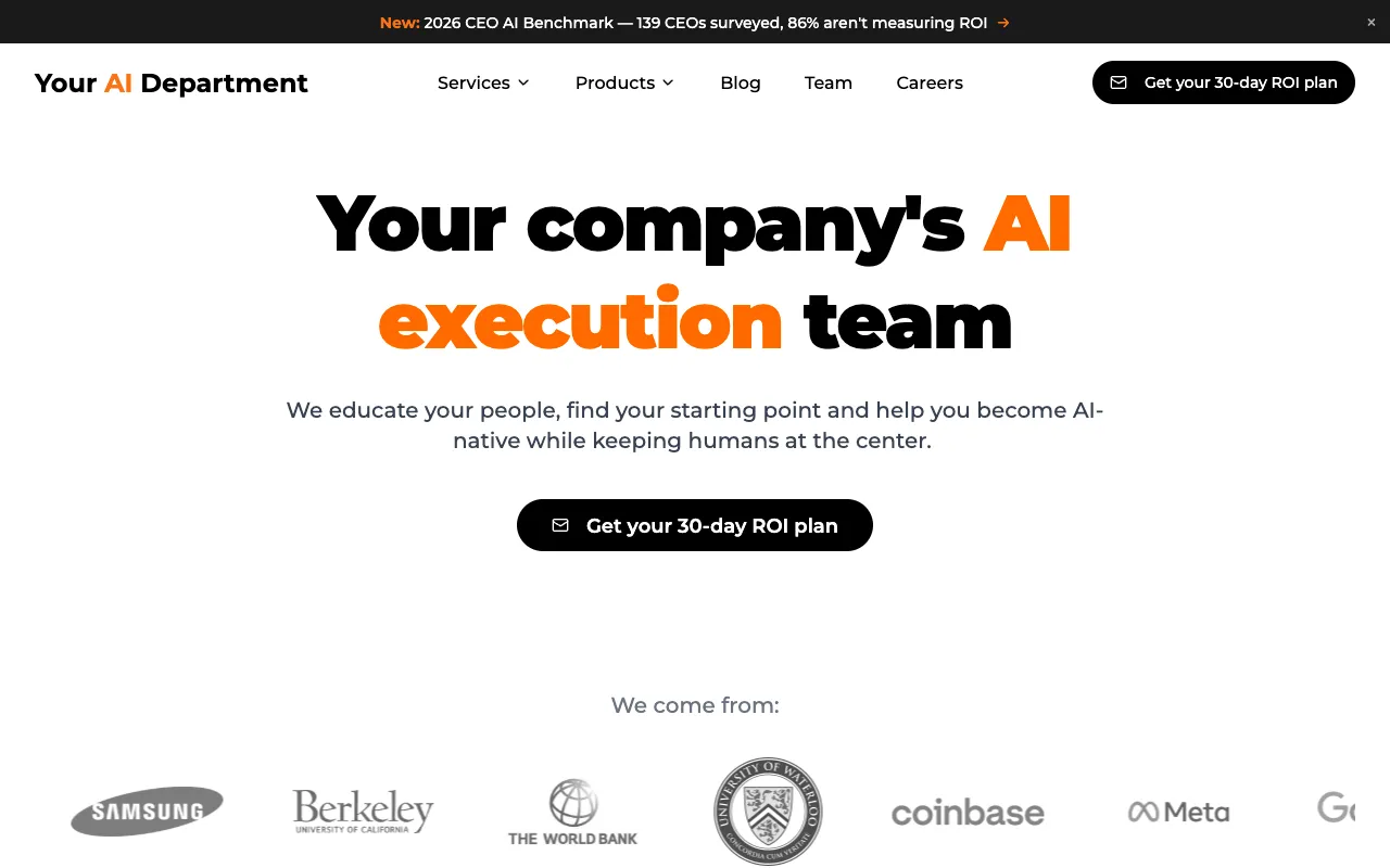 Your AI Department