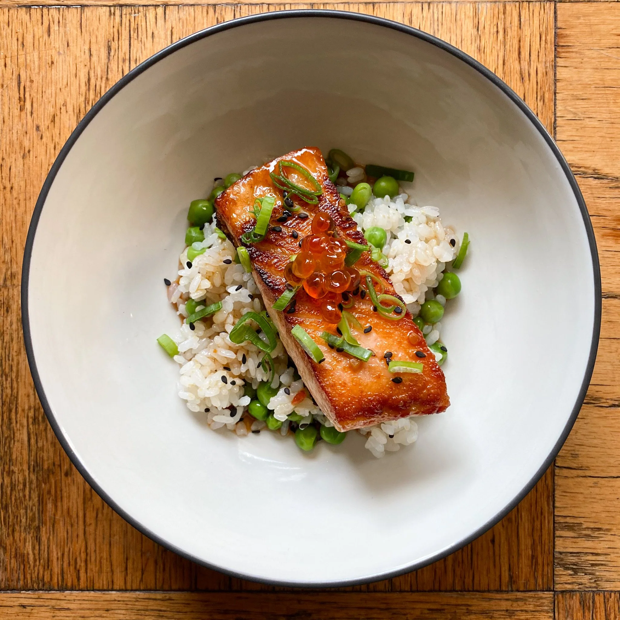 Spicy Gochugang Sesame Salmon